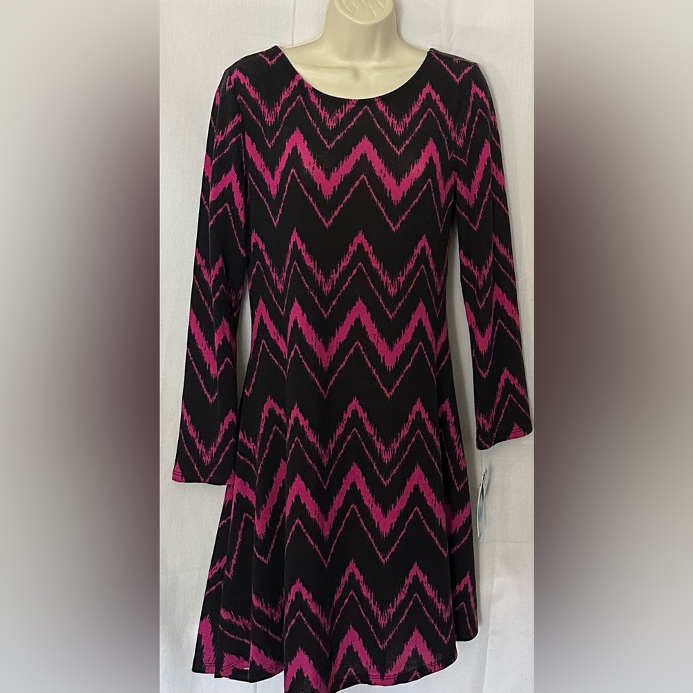 NWT Cloud & Sky Insane Hacci Sweater Dress Purple Size L